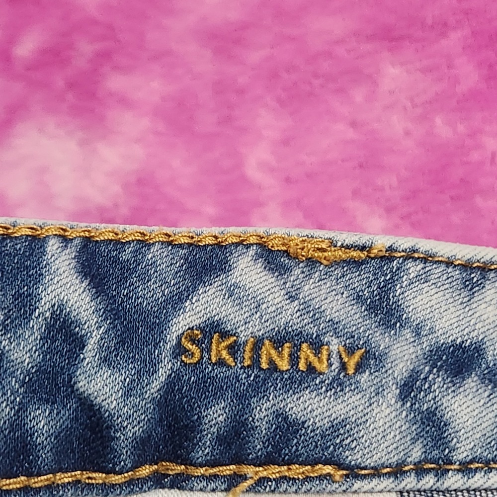 American Eagle Skinny Jeans Mens 31x32 Light Wash Distressed Next‎ Level Flex - Picture 5 of 13